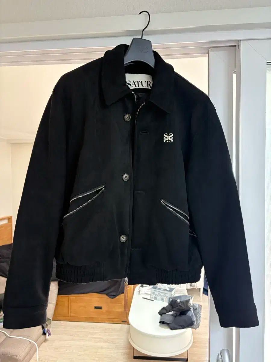 SATUR スウェード ショート ジャケット L