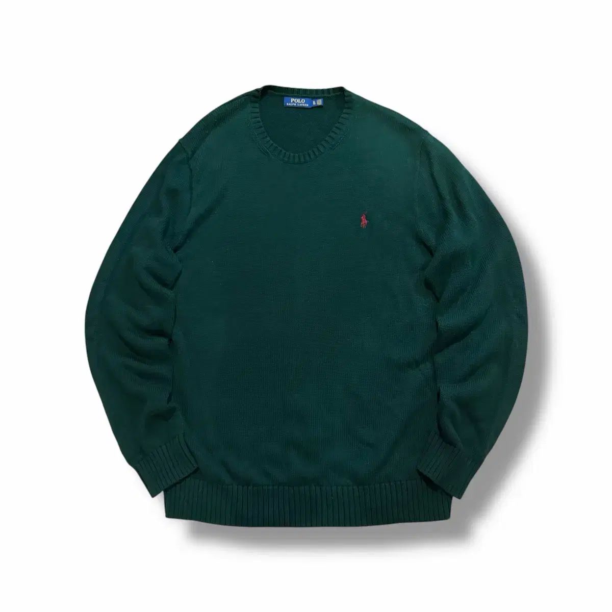 ポロラルフローレン レッド ミニポニー ダークグリーン ニット