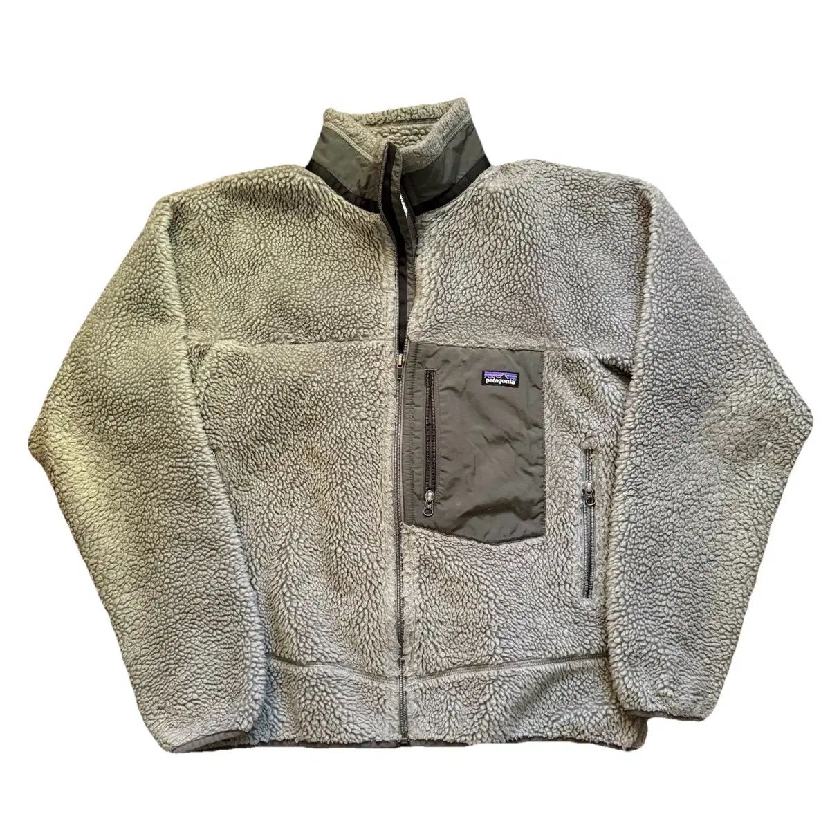 パタゴニア クラシック レトロ-X フリース ジャケット ポージ グレー