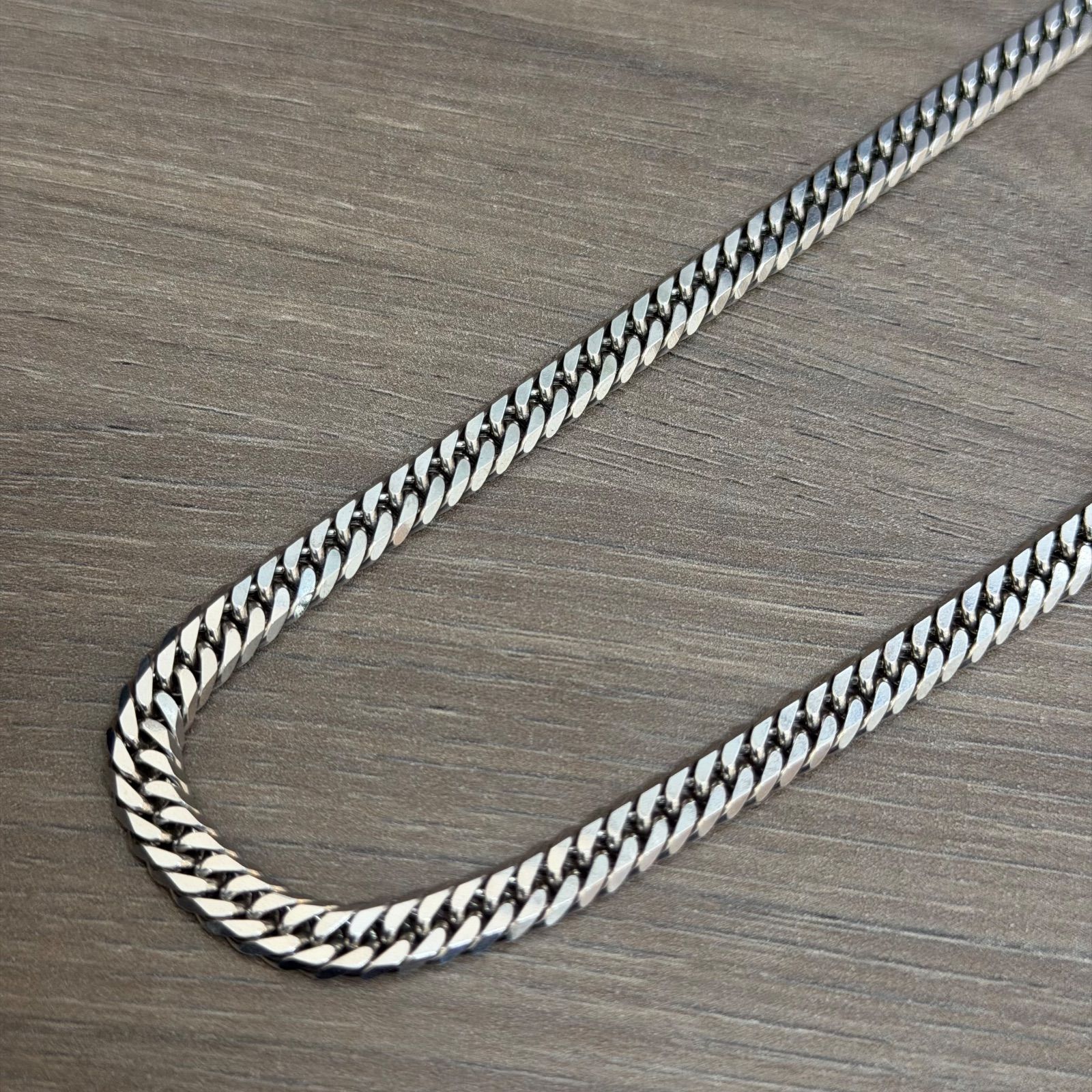 ☆【美品】6面ダブル 喜平ネックレス 約60cm 約40g SV925 シルバー 銀