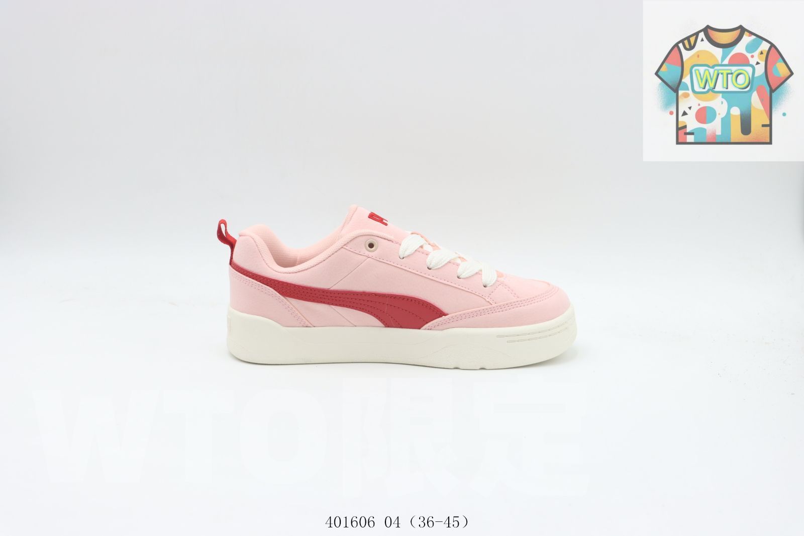 今日 プーマ Puma スケートシューズ 401606 04 ピンク色-WTO輸入0