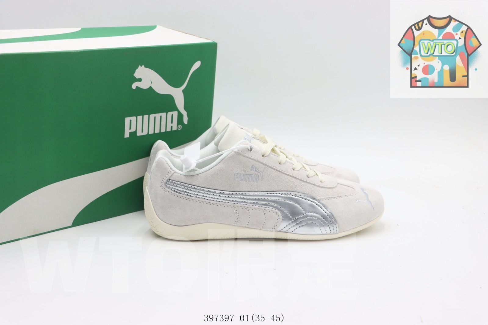  今日 プーマのスケートシューズ 灰銀 397397 01-WTO輸入0 スニーカー 靴