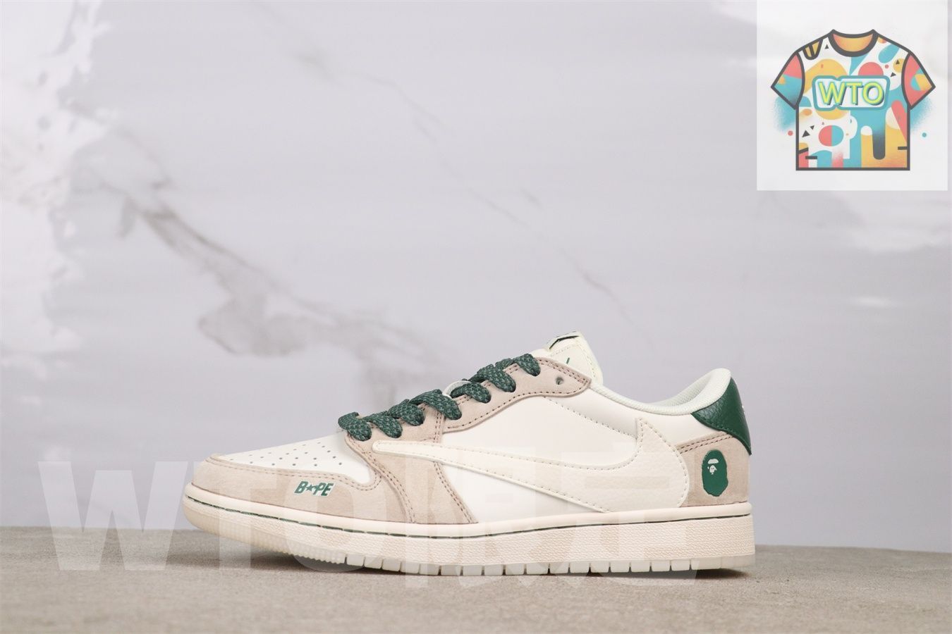 今日 エアジョーダン 1 XS 3086-003 ジョーダン ローカット グレーグリーンブラック