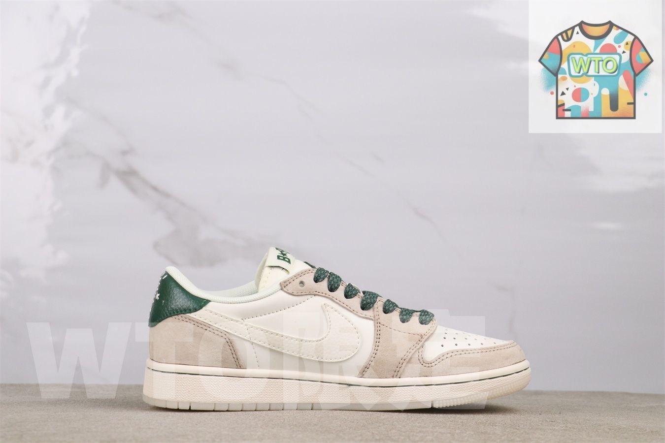 今日 エアジョーダン 1 XS 3086-003 ジョーダン ローカット グレーグリーンブラック