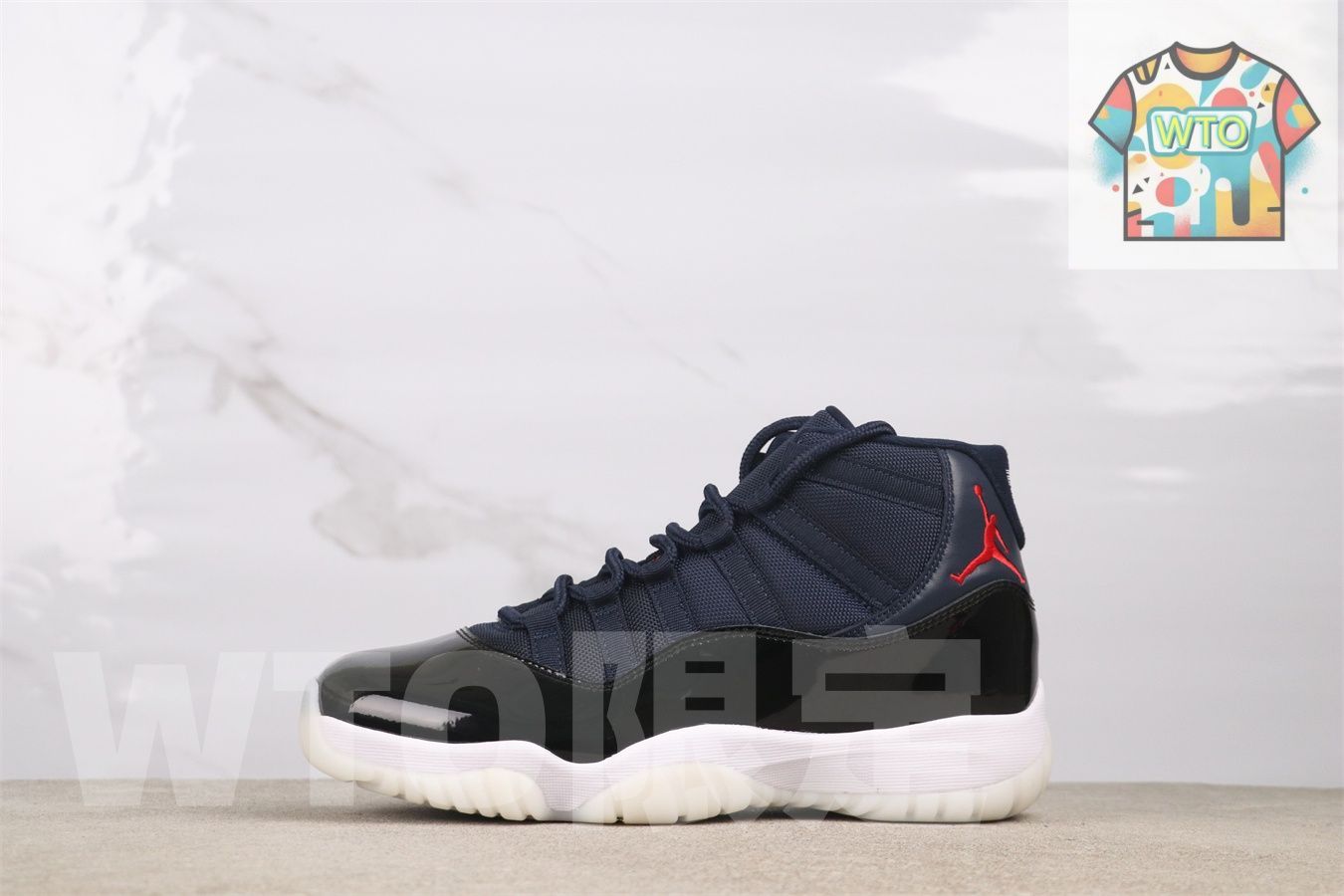 今日 エアジョーダン 11 CT 8012 406 ハイトップ ブラックダークブルー