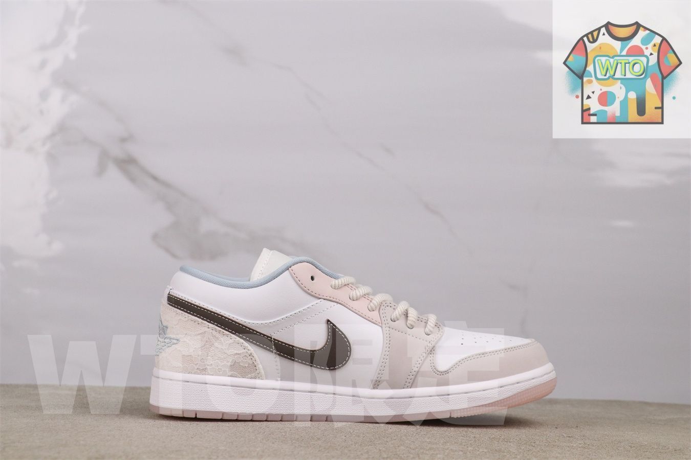 今日 ジョーダン Jordan 1 代 IB 8859-101 梅花白粉ホワイトピンク-WTO輸入0