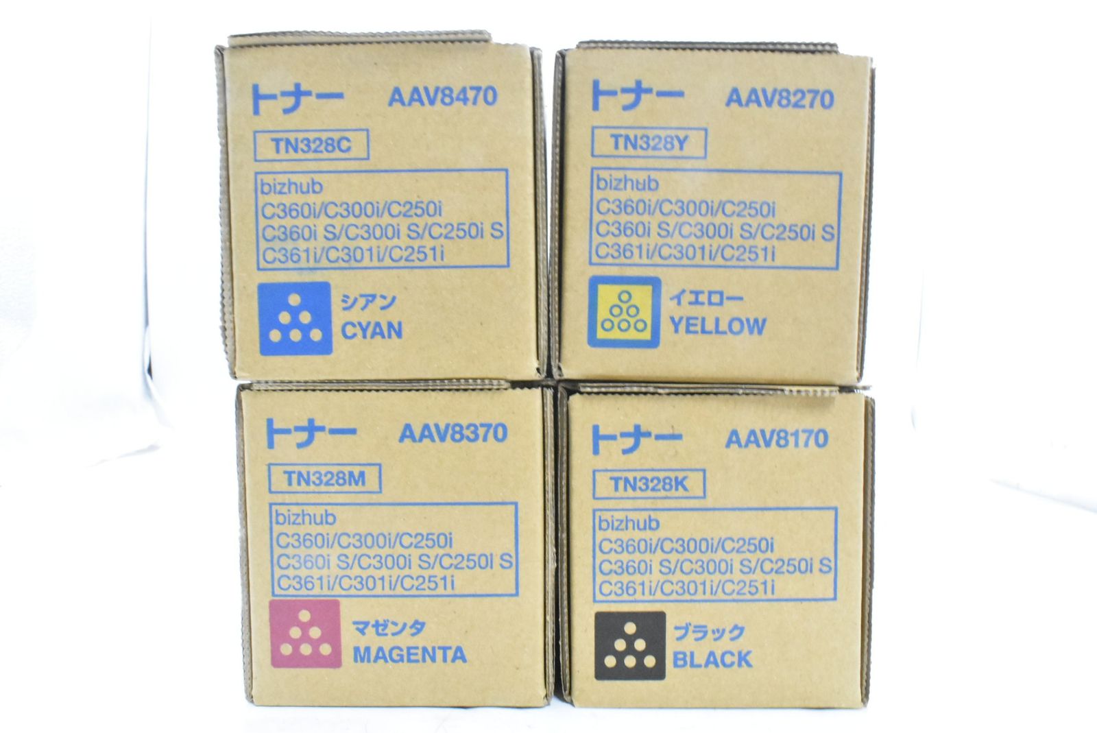 コニカミノルタ トナー TN 328 シアン マゼンタ イエロー ブラック KONICA MINOLTA D N 17 byebye