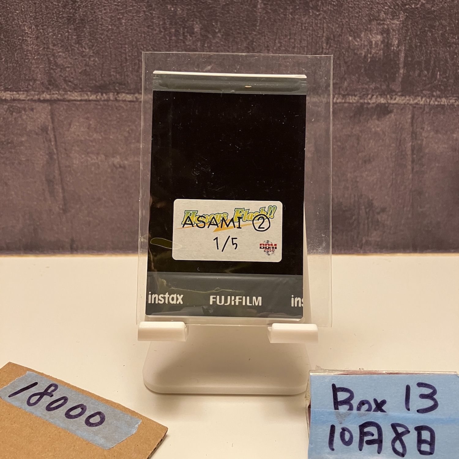 2014 BBM Asami 麻美 1/5 直筆サインカード チェキ ファーストナンバー