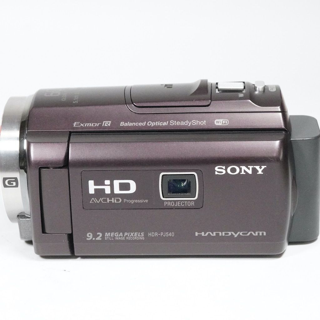 SONY ソニー HDR-PJ540 ブラウン 元箱 動作OK 返金保証 /2399 - メルカリ