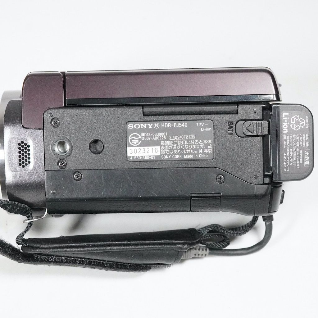 SONY ソニー HDR-PJ540 ブラウン 元箱 動作OK 返金保証 /2399 - メルカリ