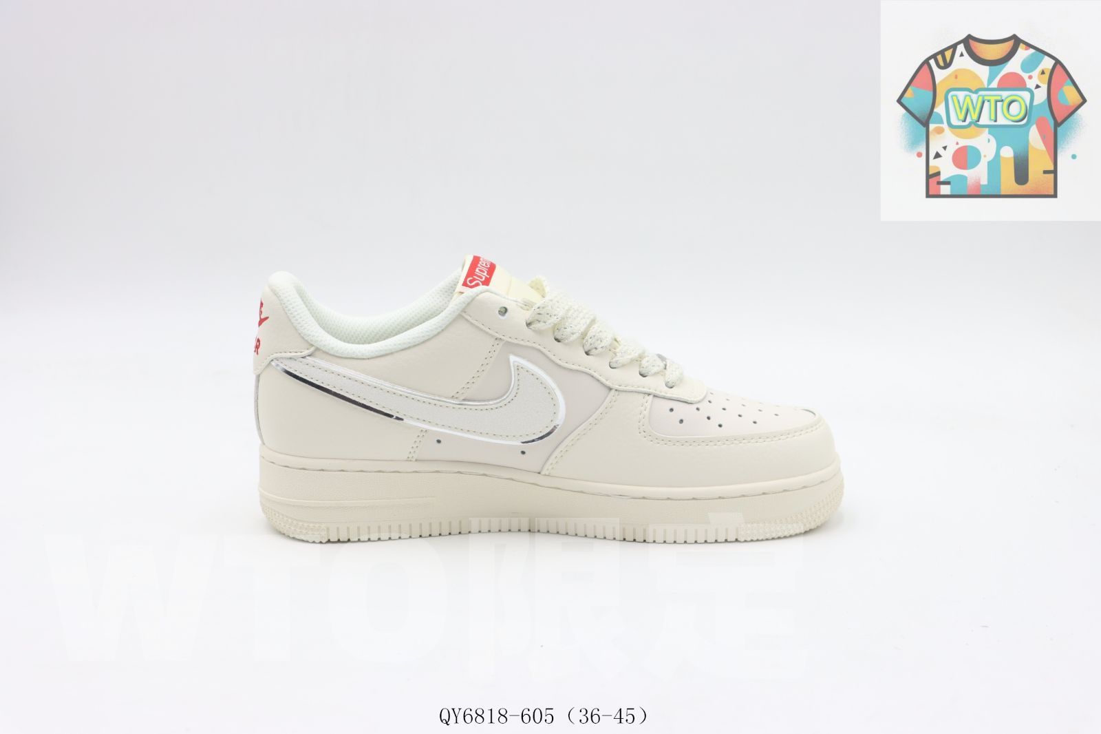 今日 ナイキ Nike のスケートシューズ ホワイトレッド QY 6818-605-WTO輸入0