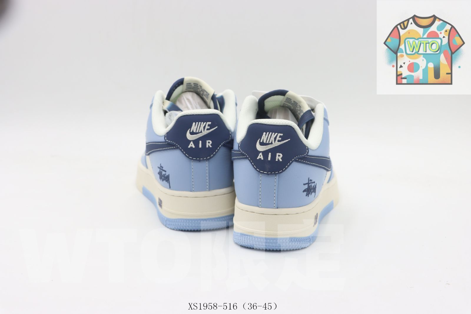  今日 ナイキのスケートシューズ 白と青 XS 1958 - 516-WTO輸入0 スニーカー 靴