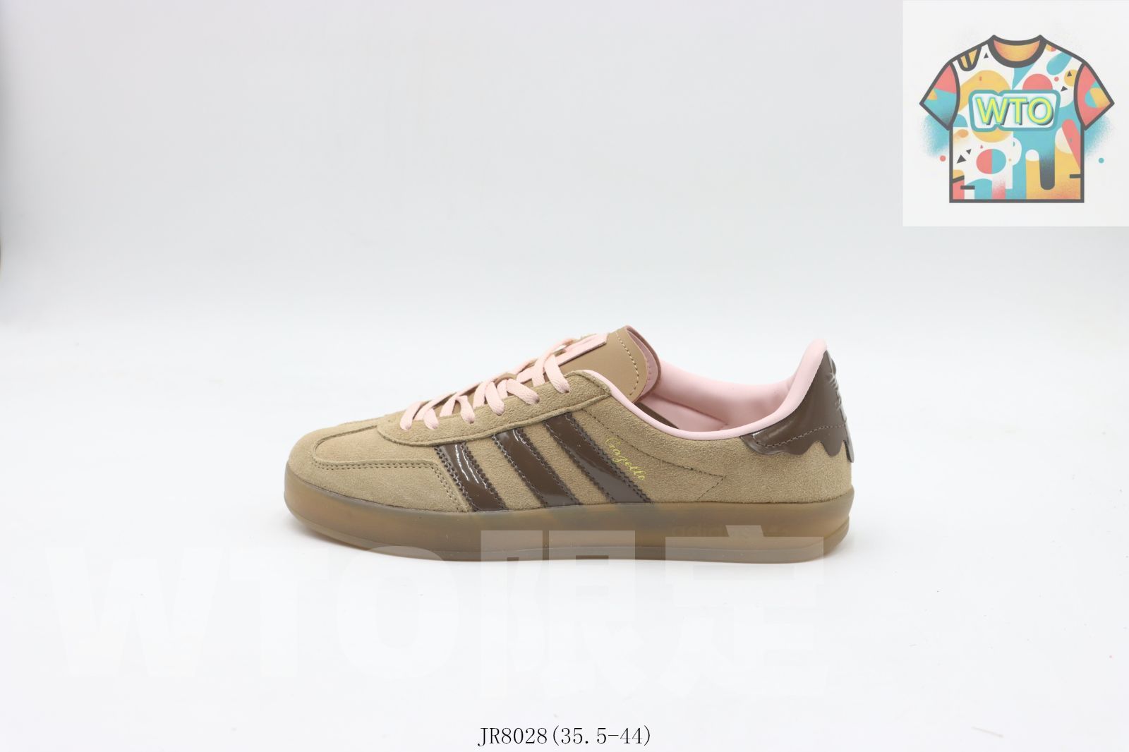今日 アディダスのスケートシューズ ブラウン JR 8028-WTO輸入0