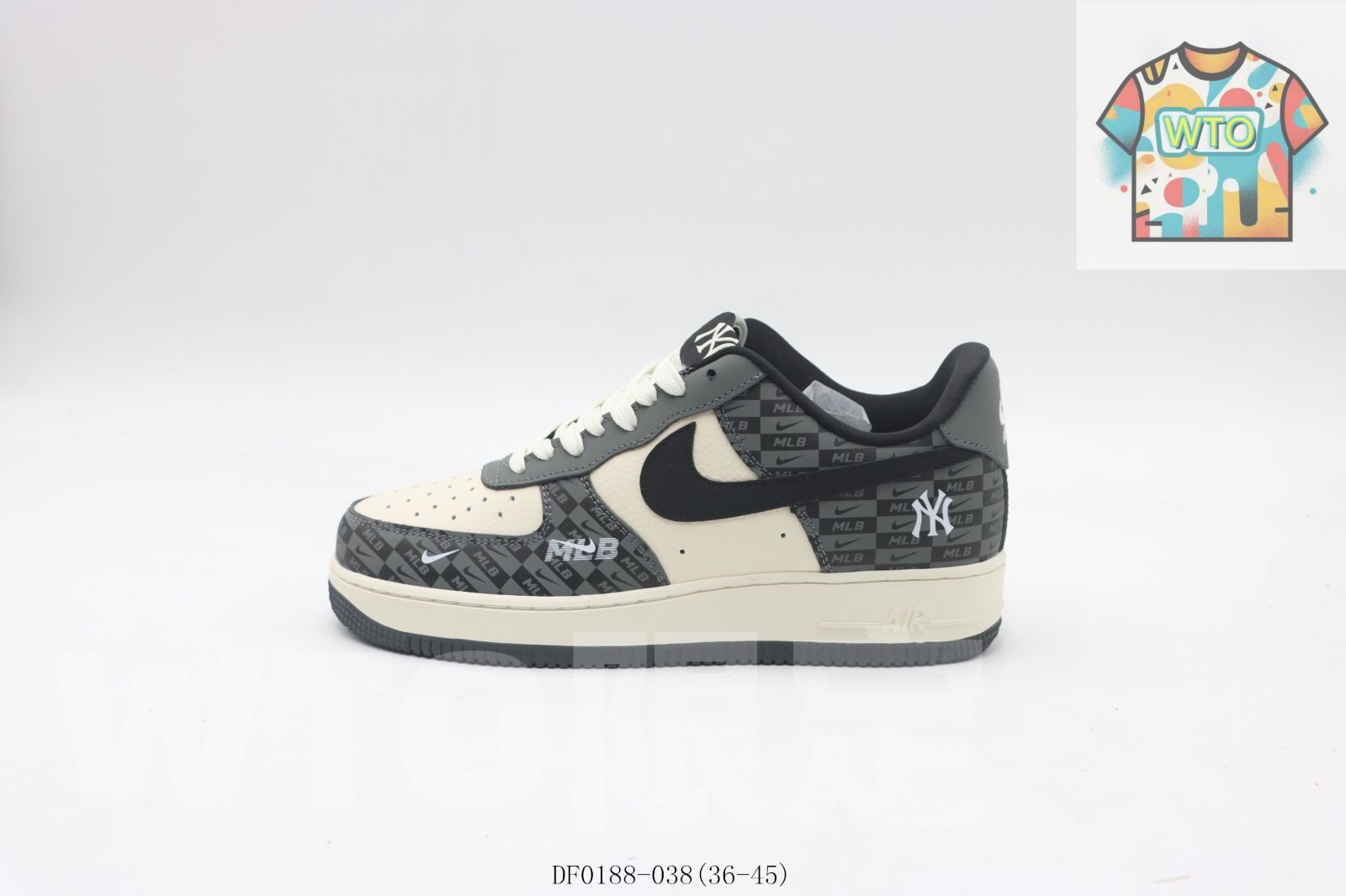 今日 ナイキのスケートシューズ 白灰 nyDF 0188 - 038-WTO輸入0