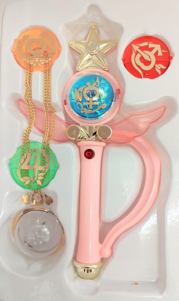 【動作確認済】セーラームーンSuperS クリスタルチェンジロッド バンダイ セーラームーンSS クリスタルチェンジロッド - メルカリ