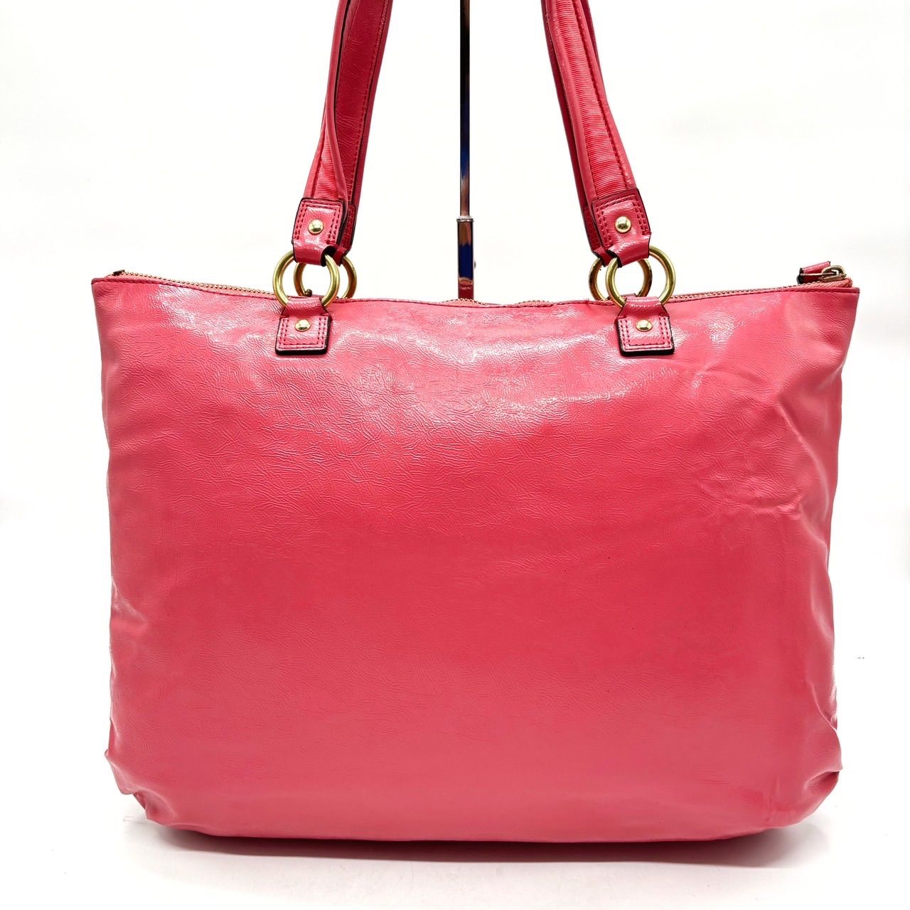 良品】 coach poppy y2k hand bag leather ping tote bag ladies 