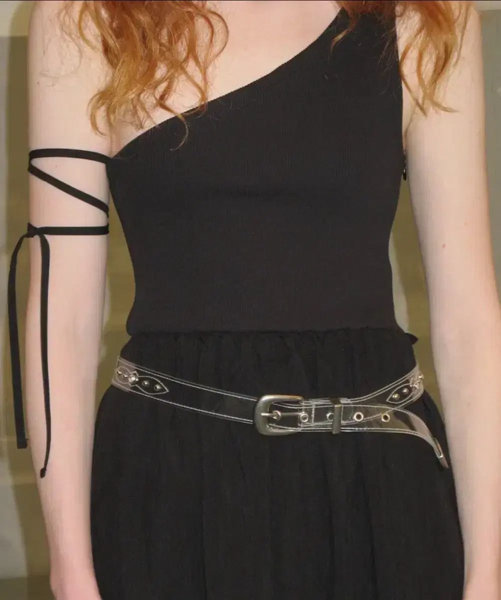 DIAGONAL ダイアゴナル スタッズ ベルト stud clear belt