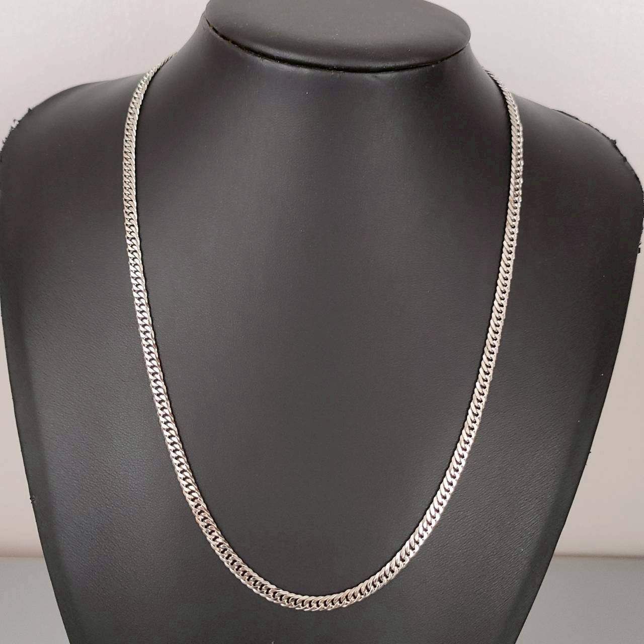 Pt 1000 プラチナ 喜平6面W ネックレス 造幣局刻印 メンズ 31 15 g 51 5㎝ D 575