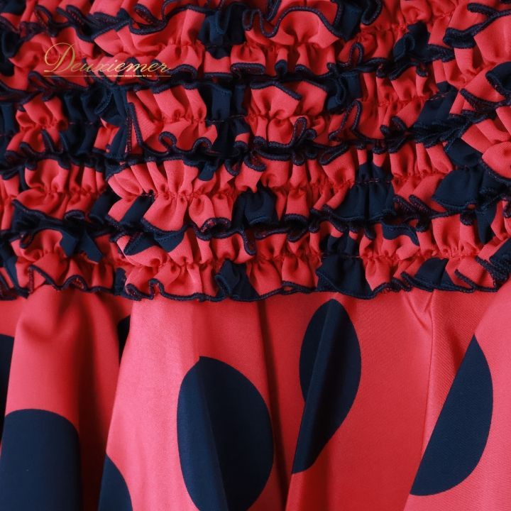 フラメンコ 衣装 ツーピース セットアップ トップス ファルダ スカート