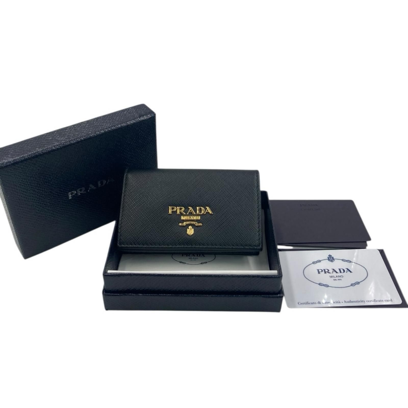 PRADA プラダ サフィアーノ レザー カードケース 名刺入れ