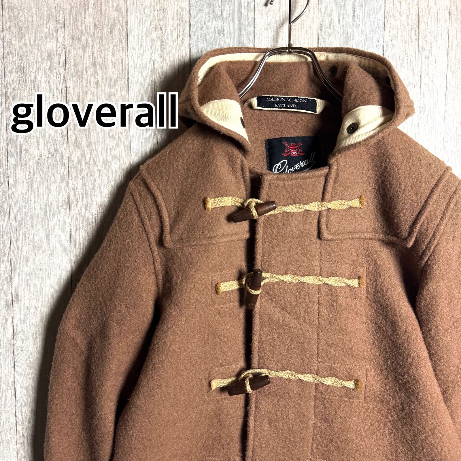 英国製 gloverall グローバーオール ダッフルコート ベージュ 36