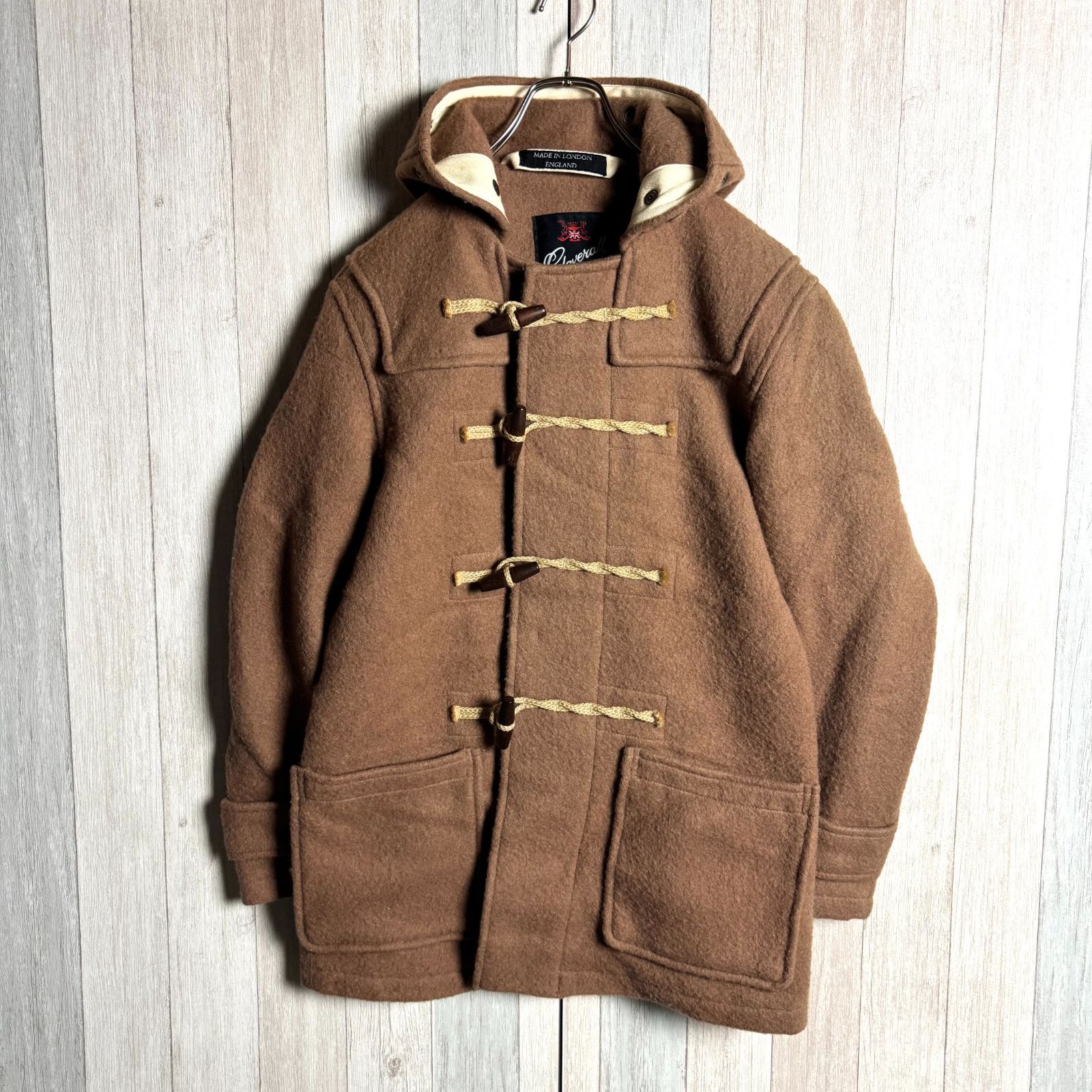 英国製 gloverall グローバーオール ダッフルコート ベージュ 36