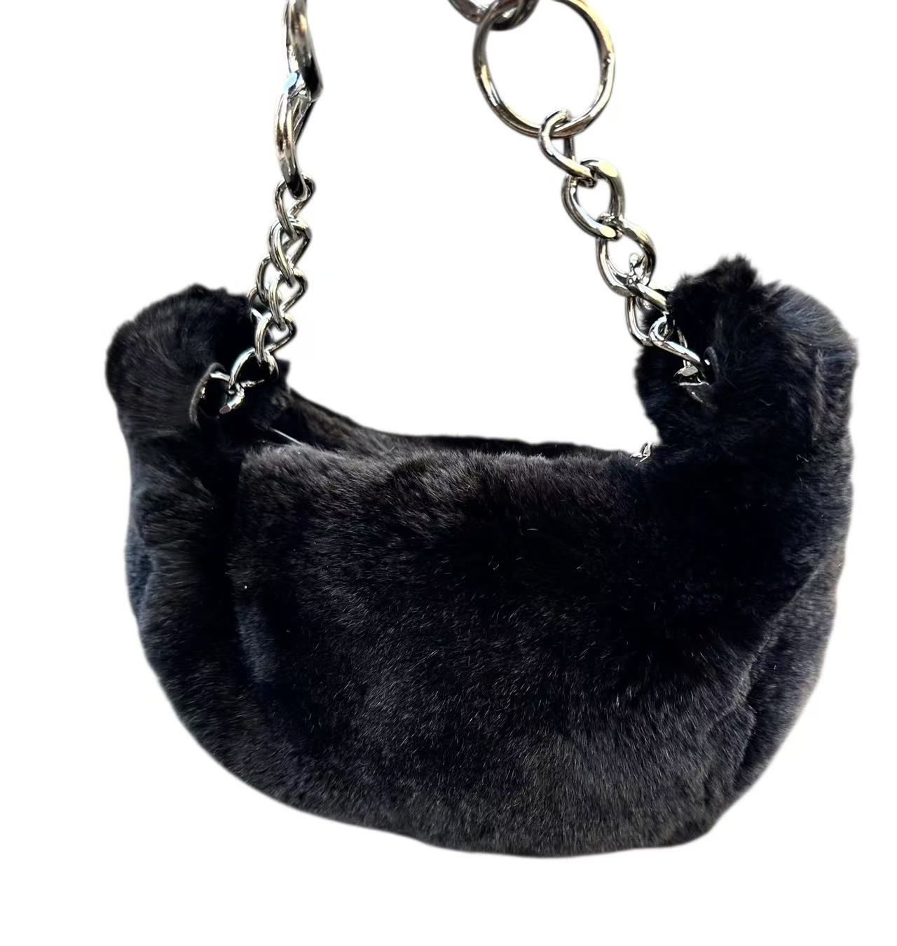 超美品◇シャネルCHANELファー毛皮ラビットHOBOヴィンテージVintage