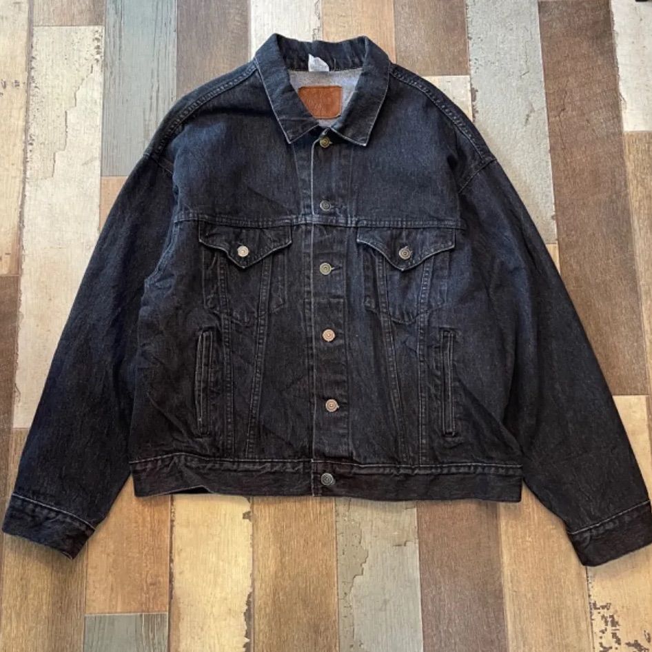 90s marlboro マルボロ ブラックデニムジャケット