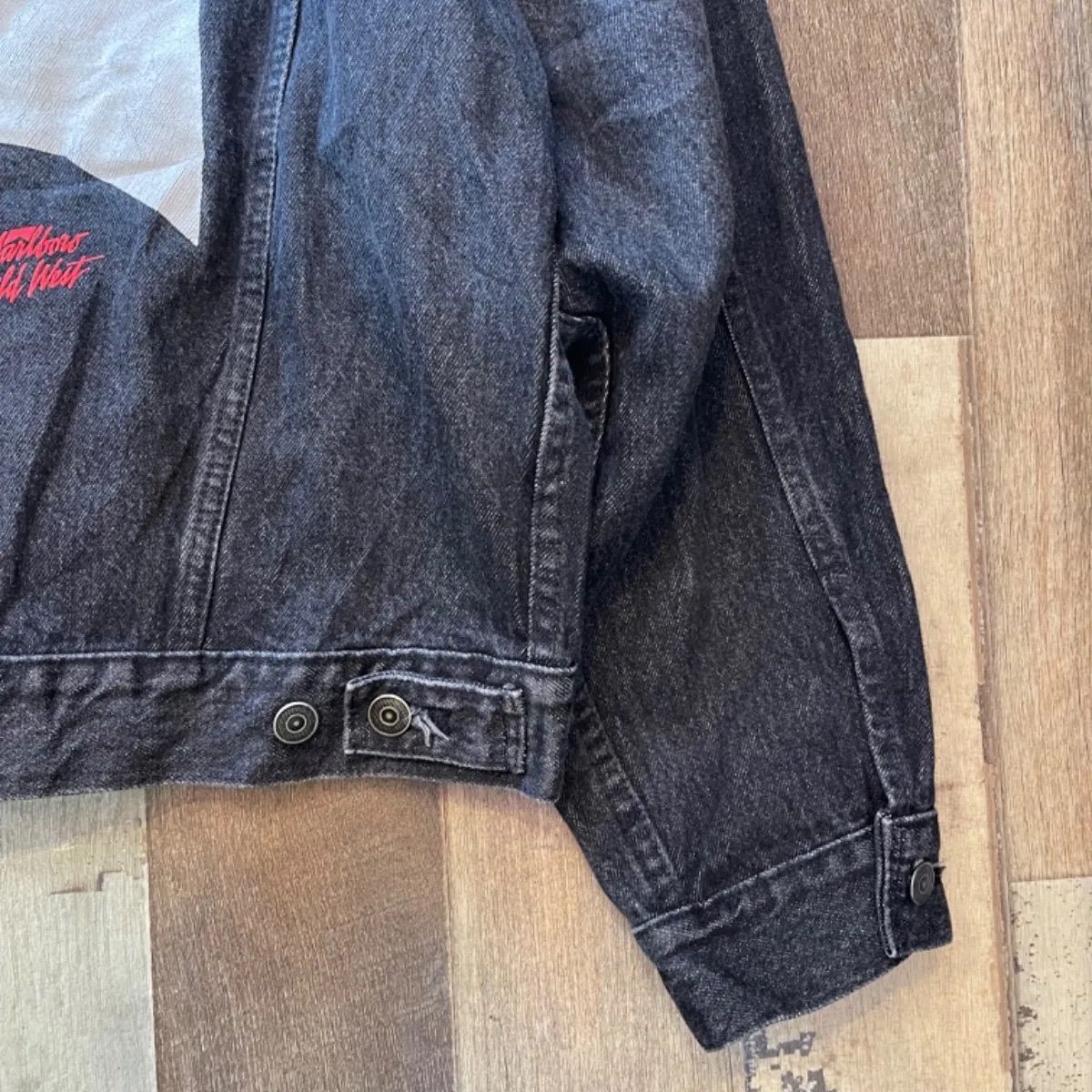 ブラックデニムジャケット