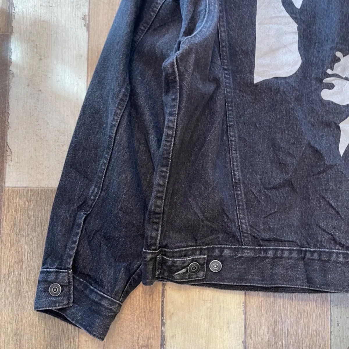 ブラックデニムジャケット