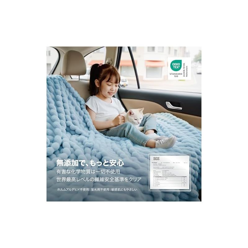 注目商品Bedsure ブランケット 毛布 シングル 冬用 おしゃれ ふわとろ ふわふわもうふ もこもこ 柔らかく肌触り 軽量 掛け毛布 洗える 寒さ対策 軽い 暖かい モコモコ(150x200，ライトブルー) 0