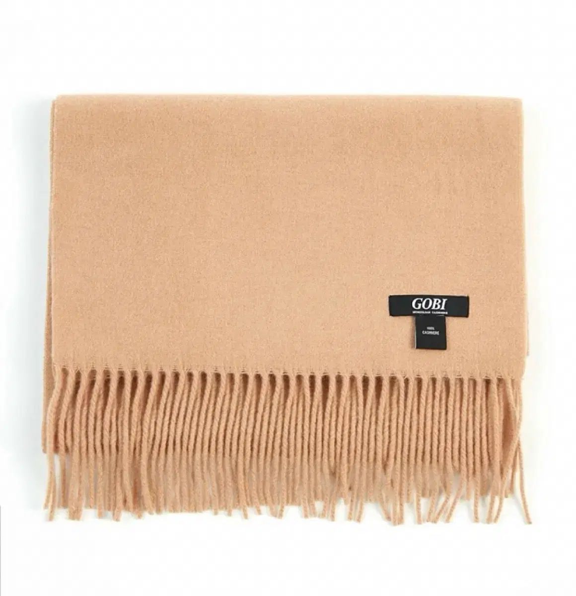 GOBI ゴビ カシミア マフラー キャメル ブラックラベル