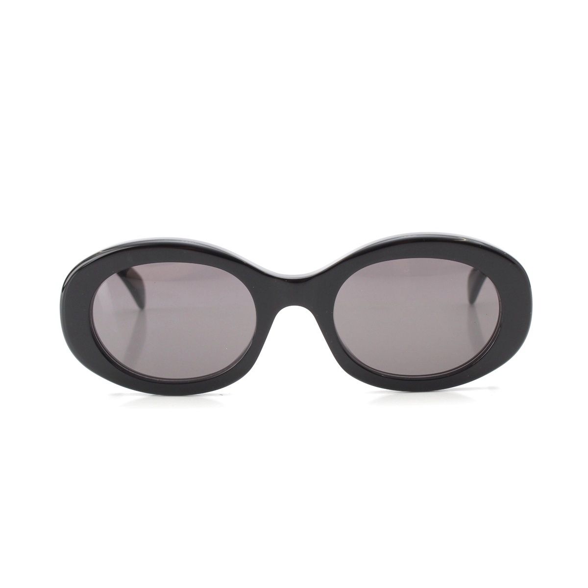 セリーヌ トリオンフ オーバルフレーム ケース付き サングラス ブラック 52 22