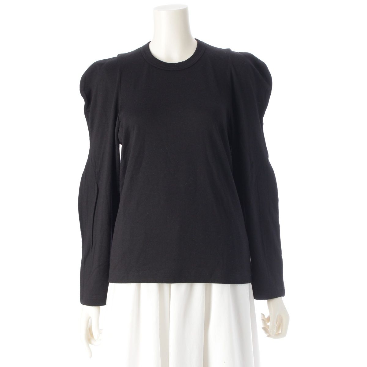 コムデギャルソン AD2019 平面 フラット 変形 カットソー トップス GD-T014 ブラック S