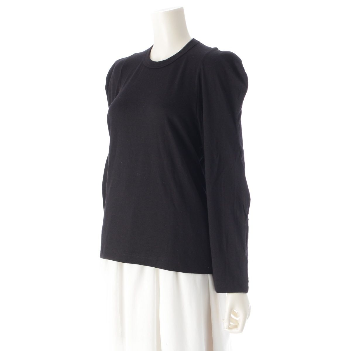 コムデギャルソン AD2019 平面 フラット 変形 カットソー トップス GD-T014 ブラック S