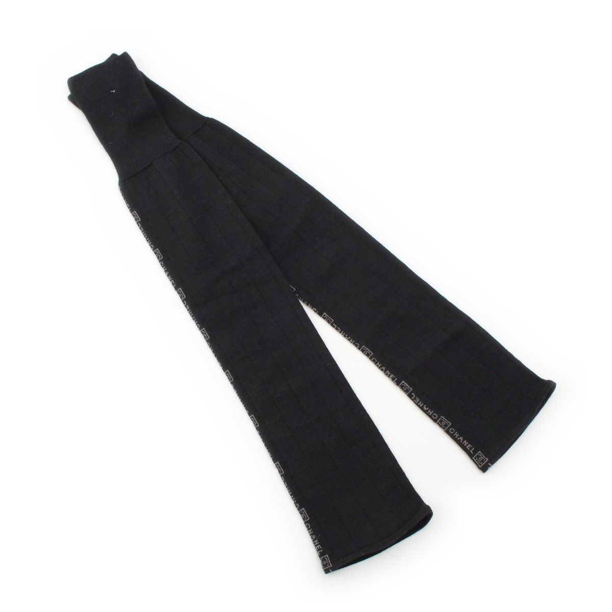 シャネル アームカバー ファッション雑貨 ブラック