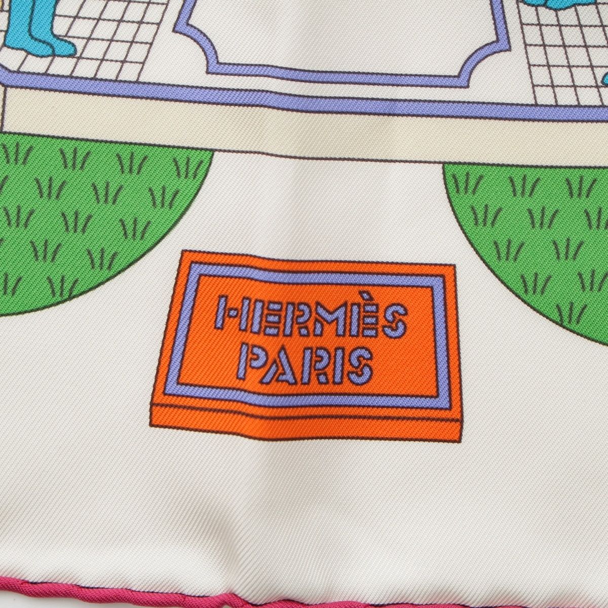  エルメス カレ90 シルク La Maison des Carres メゾン デ カレ スカーフ マルチ バンダナ スカーフ 小物