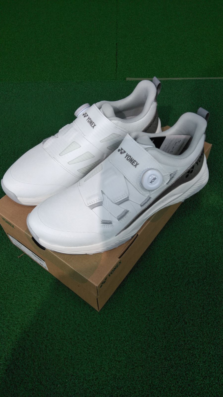 Sh YONEX ヨネックスゴルフシューズ パワークッション ソニケージ2 ホワイト×シルバー 男女兼用 浦安店