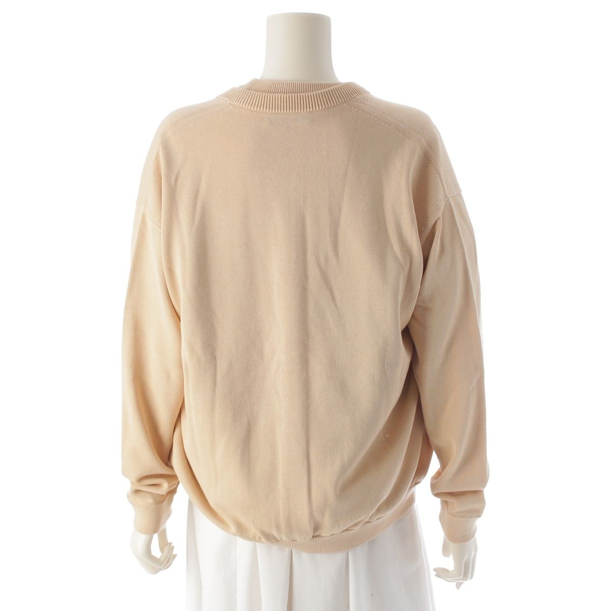 ロゴ刺繍 ニット