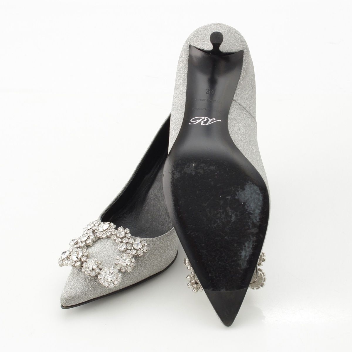 ロジェヴィヴィエ エフロレッセンス グリッター ビジュー ポインテッド