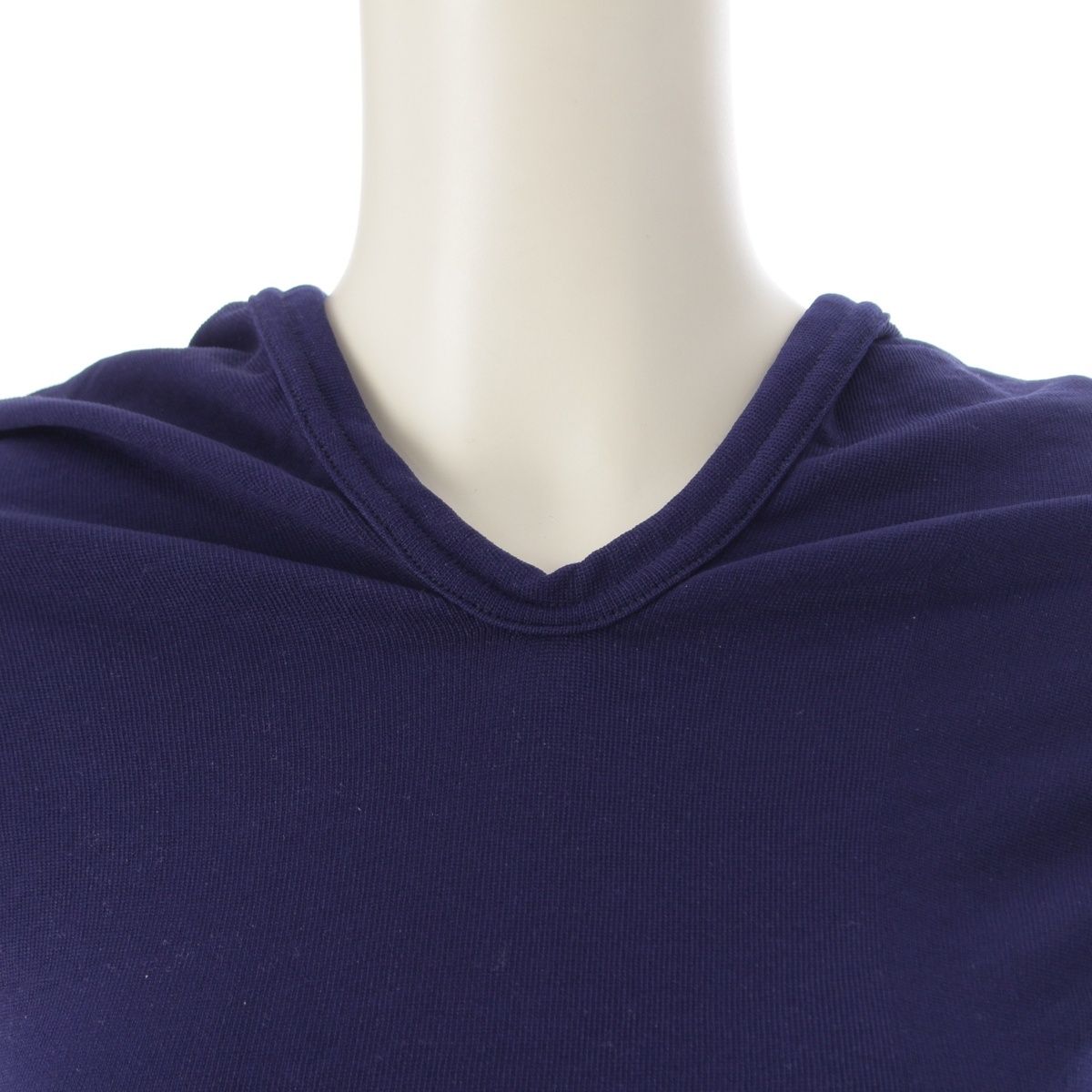  コムデギャルソン AD 2007 08 SS 二次元 平面 フード クラバ 変形 カットソー トップス GA-T 019 パープル系 ノースリーブ Tシャツ カットソー