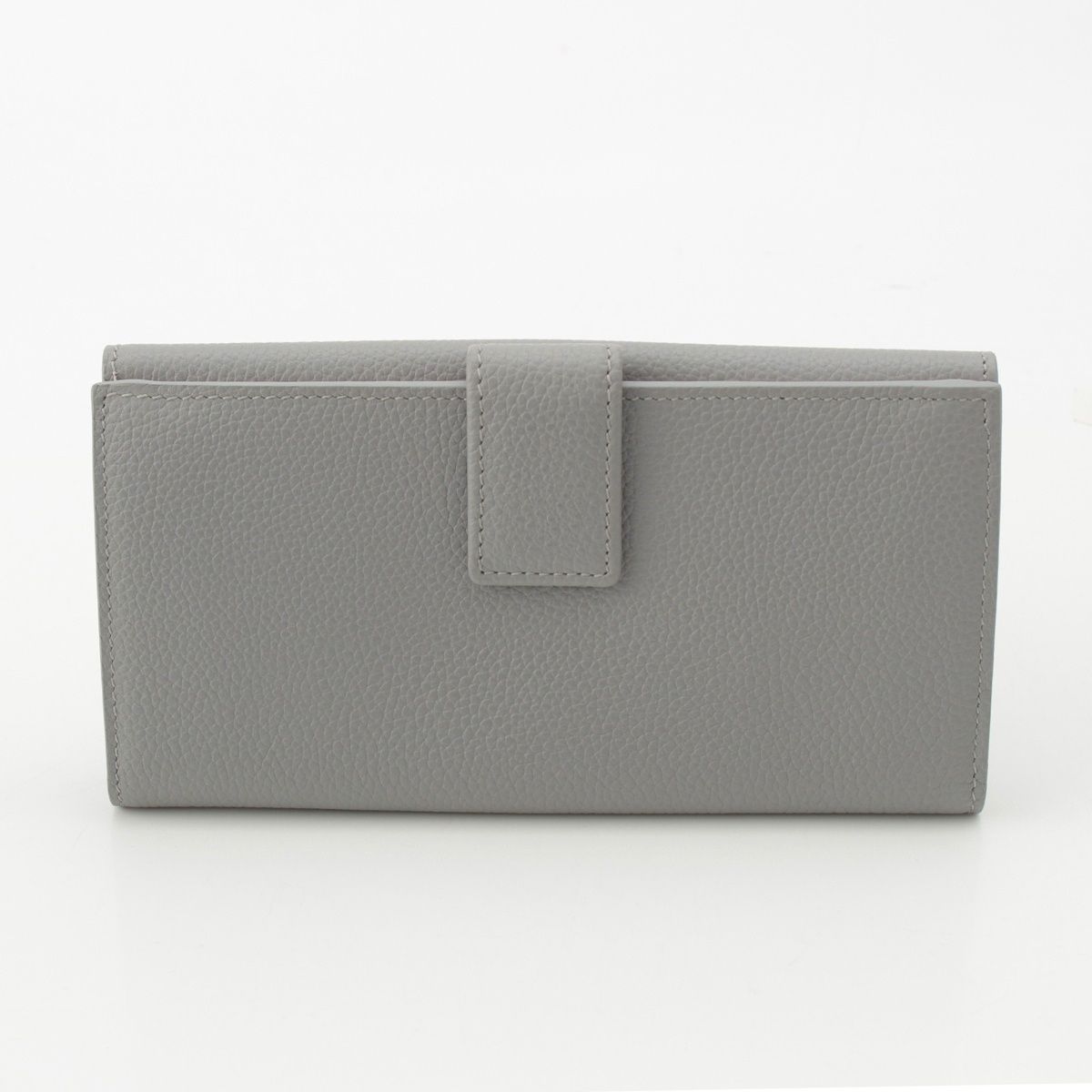 アレキサンダーマックイーン レザー スカルモチーフ ロング ウォレット 長財布 275330 グレー×ピンク