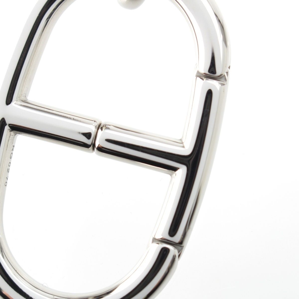  エルメス シェーヌダンクル キーホルダー キーリング シルバー キーホルダー キーリング 小物