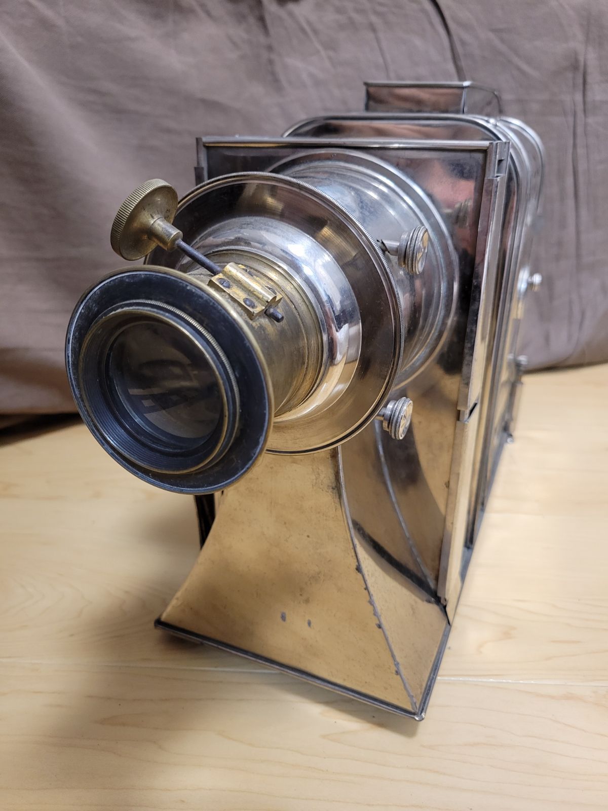 値下げ◇超稀少 骨董品○立松太右衛門 幻灯機 幻燈機 仕掛け種板 明治