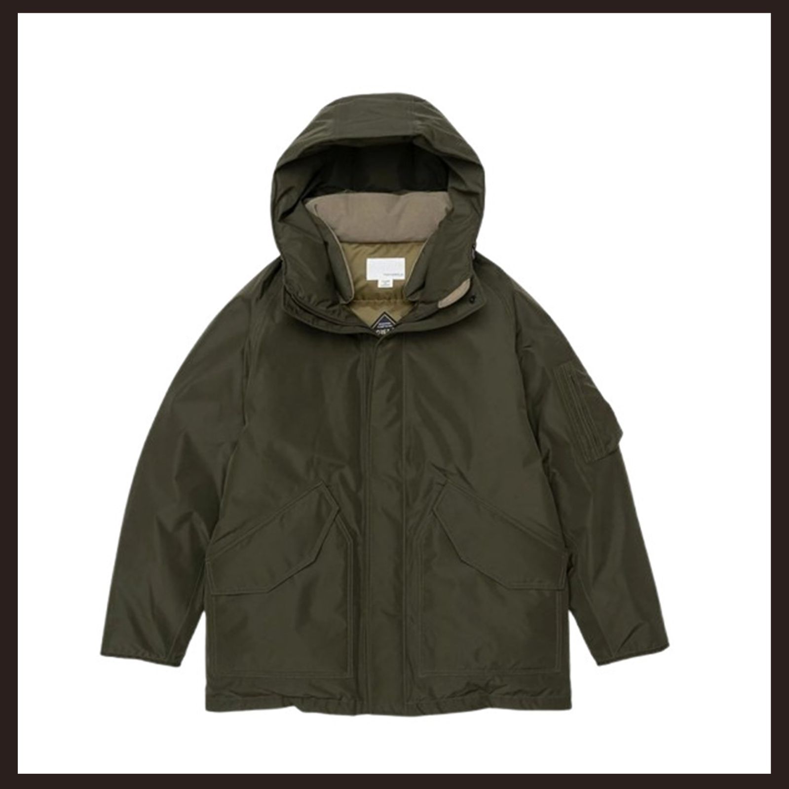 新品未使用 nanamica（ナナミカ） GORE-TEX ダウンコート S カーキ 