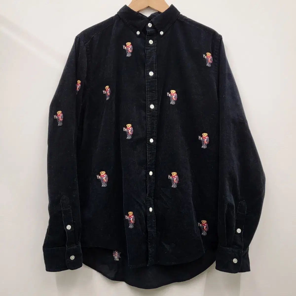 ラルフローレン BOYS コーデュロイ ベアー シャツ XL