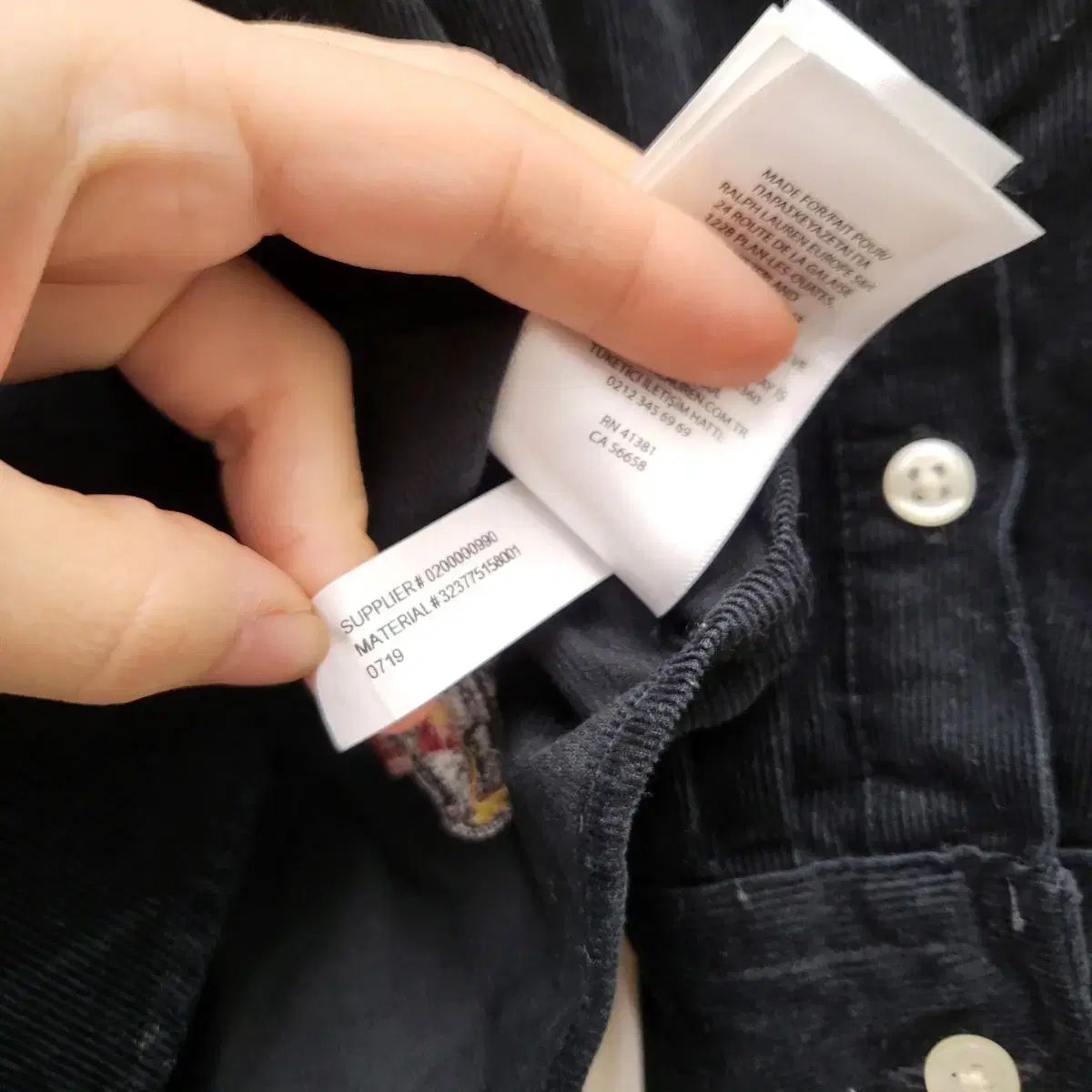 BOYS コーデュロイ