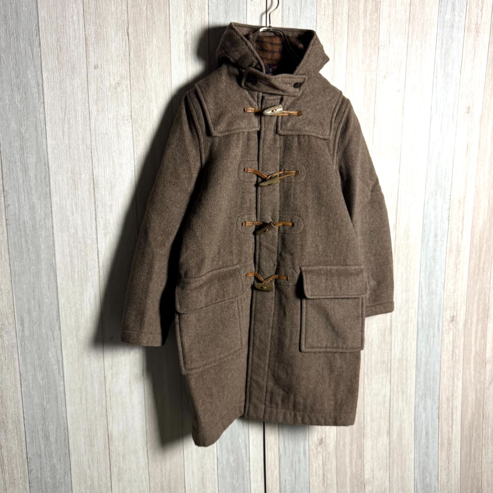 激安大特集。 70s 英国製 gloverall グローバーオール ダッフルコート ブラウン 36