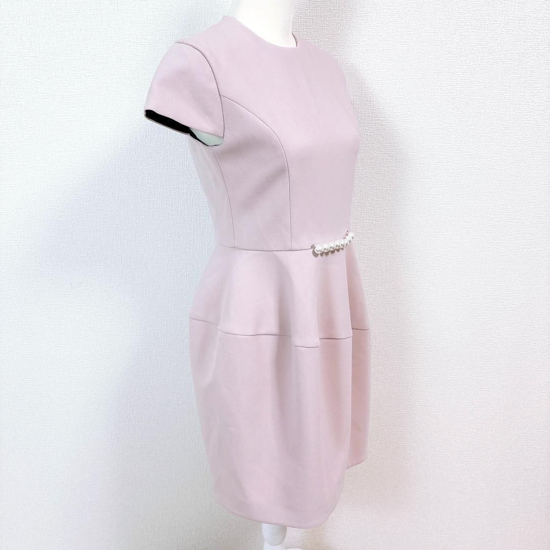 YOKOCHAN ウエストパールバルーンドレス ワンピース 40