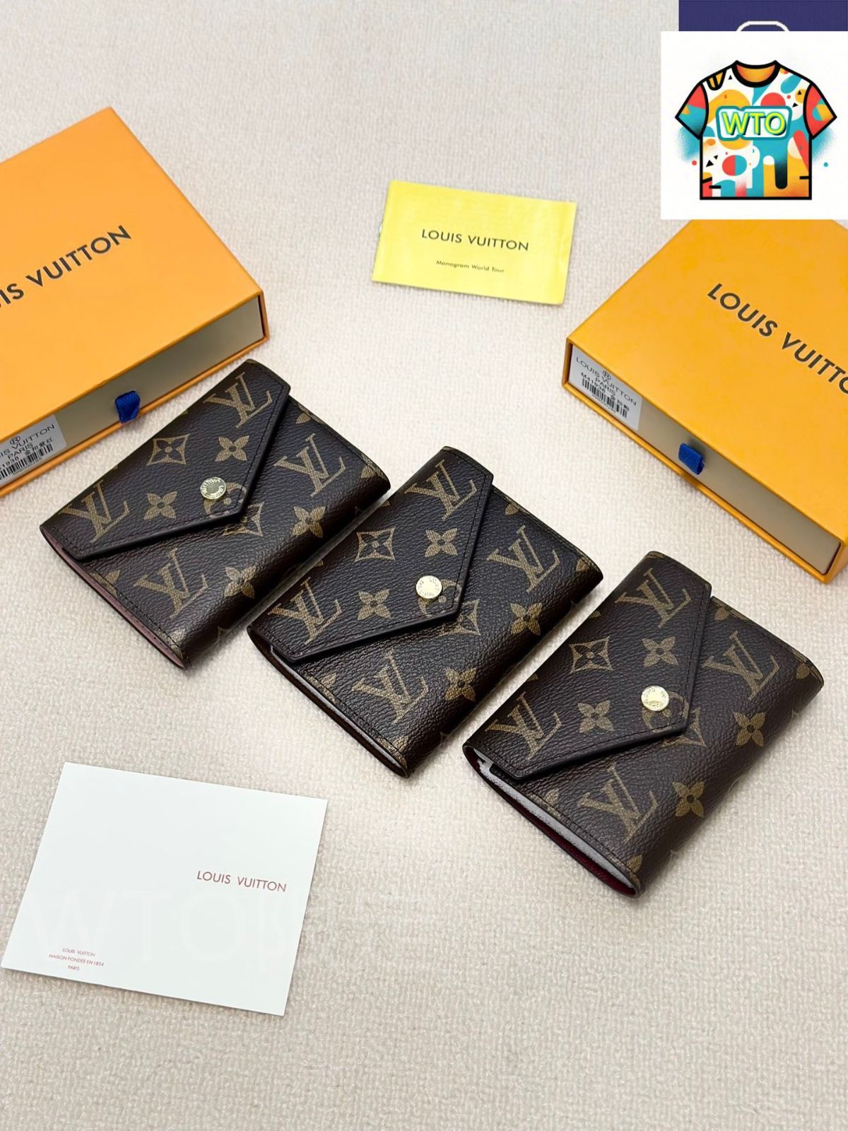 今日 Louis Vuitton ルイヴィトン x 草間彌生 コラボレーションウォレット ドット柄をプリント アーティスティックデザイン WTO輸入2